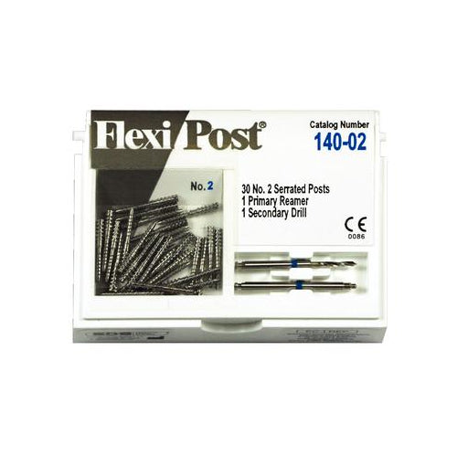 Essential Dental Systems 140-02 Flexi-Post Stainless Steel Posts #2 Green 30/Pk Essential Dental Systems 140-02 Flexi-Post Stainless Steel Posts #2 Green 30/Pk